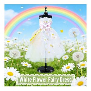 Princess Dress Design <b>Kit</b> Educational Plastic PVC Unisex <b>Sewing</b> Craft Mannequin Fabric Templates Ribbons Trims Model Toy Q - Product Image 4