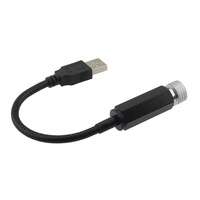 Projecteur d'étoiles USB 5V 1W pour toit de voiture, lumière ambiante ciel étoilé, lampe de décoration intérieure USB pour véhicule