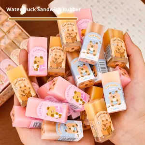 Borrador de Goma con Diseño de Capibara, para Estudiantes, Papelería Escolar, Estilo Oficina, Tipo Sándwich - Product Image 3