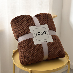 Bán Chạy Nhất Thoải Mái Và Mềm Màu-Màu Biểu Tượng Tùy Chỉnh Flannel Carry-On Chăn Cho Trang Trí Nội Thất Và Du Lịch - Product Image 1