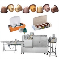 Machine d'emballage automatique de capsules de café et de capsules d'espresso - Ligne d'emballage de boîtes en papier à grande vitesse