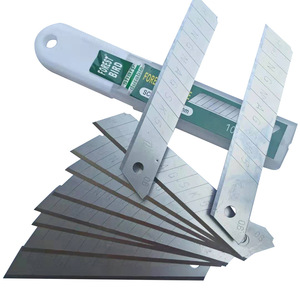 Forest Bird Utility Knife Blade 0.6mm Carbon Steel Snap Off 18mm Double Sided Replacement Blades - Product Image 4