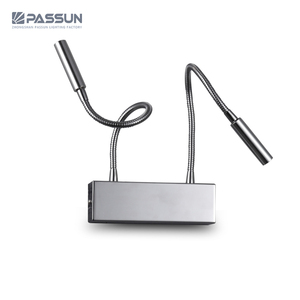 Hôtel <span class=keywords><strong>chambre</strong></span> chevet lit lampe col de cygne flexible mini 1 watts LED <span class=keywords><strong>liseuse</strong></span> - Product Image 2