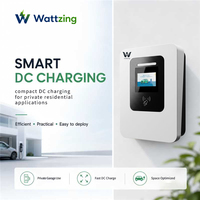 Borne de recharge murale rapide pour véhicules électriques 20 kW CCS2 CCS1 Chademo avec lecteur RFID