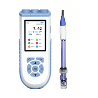 Analyseur de qualité de l'eau portable, testeur de pH/ORP manuel, avec électrodes doubles
