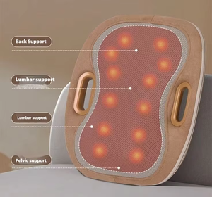 Cojín de masaje 6D, <span class=keywords><strong>esterilla</strong></span> vibratoria de cuerpo completo Shiatsu con <span class=keywords><strong>calor</strong></span>, productos de masajeador para coche y hogar, masaje de espalda Cervical - Product Image 6