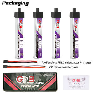 GAONENG GNB 1S 380mAh 3.8V 60C Tête plastique A30 HV RC LiPo Batterie Inductrix FPV BNF BLADE Horizon <span class=keywords><strong>eflite</strong></span> Upgraded from 300MAH - Product Image 6
