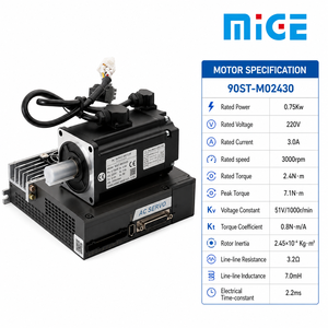 <span class=keywords><strong>Mini</strong></span> <span class=keywords><strong>Servomotor</strong></span> AC MIGE para Maquinaria de Coser 80ST-M01330, Control de Torque Confiable, <span class=keywords><strong>Servomotor</strong></span> Industrial para Robot CNC AGV - Product Image 5