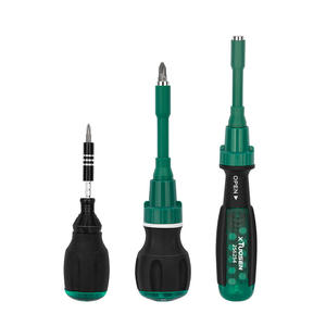 Jeu de tournevis à cliquet magnétique Tuosen Tools 20 en 1 avec embouts Phillips pour réparation DIY - Product Image 2