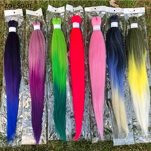 Африканские модные волосы 26 дюймов, предварительно растянутые плетеные волосы Yaki для синтетических Джамбо плетение волос для наращивания