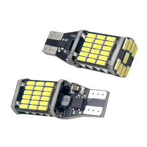 Bombilla <span class=keywords><strong>LED</strong></span> AMS T15-4014-45SMD 9W Blanca de Silicio para Matrícula de <span class=keywords><strong>Coche</strong></span>, Luz de Número de Matrícula, DC 12V, Iluminación Interior de Automóvil - Product Image 4