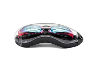 Gafas de Natación de Competición con Revestimiento de Espejo, Antivaho, Protección UV, Correa de Silicona, 3 Tamaños de Puente Nasal - Product Image 6