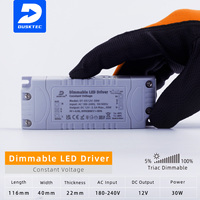 Tension constante 12V 24V Dali Gradation Alimentation 12W 30W 60W 80W 100W Dali Dimmable Led Driver pour Led Bar Light