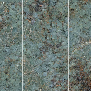 Op maat gemaakte glanzende gesinterde steenplaat van kunstmarmer & kwarts voor tafelbladen, aanrechtbladen & wandpanelen - Product Image 1