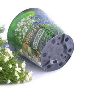 Couverture d'emballage de <span class=keywords><strong>pot</strong></span> de gallon de fleur jaune de rose d'escalade pour décorer le planteur - Product Image 4