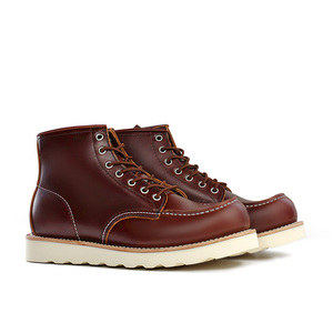 Goodyear bottes d'hiver de style occidental en cuir véritable pour hommes chaussures de sécurité à lacets respirantes pour les saisons de printemps et d'automne - Product Image 2