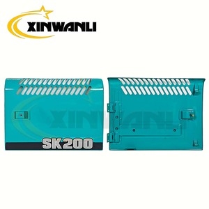 Pièces d'excavatrice SK200/210/350-8 Super 8 : pompe hydraulique, radiateur, réservoir d'eau, porte latérale, porte du filtre à air, porte du réservoir de carburant pour Kobelco - Product Image 1