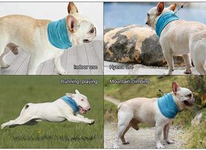Custom Dog Bandana for Dogs Cats Summer Instant <b>Cooling</b> Soft Polyester Dog Pet Bandana Wholesale Dog Scarf Neck Wrap Dog Bandana - Product Image 3