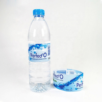 Film rétractable transparent personnalisé à prix d'usine, film plastique PET/PP imperméable pour bouteille