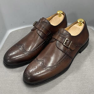 Chaussures en cuir décontractées pour hommes, tendance, à bout fermé, imperméables, respirantes, brillantes, style sportif britannique, à lacets, motif floral - Product Image 2