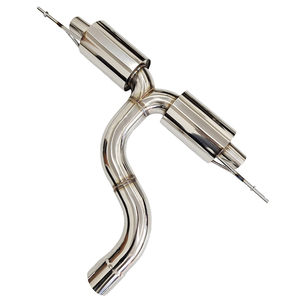 福特福克斯ST225 04-11不锈钢<span class=keywords><strong>3</strong></span>英寸猫背排气系统，带双排气尖端 - Product Image 2