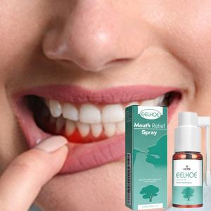 EELHOE 25毫升口腔缓解喷雾剂口腔溃疡龋齿出血牙龈缓解口腔清洁喷雾剂 - Product Image 1