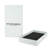 Boîte à tiroir avec logo personnalisé, emballage cadeau de luxe pour produits électroniques, boîte d'expédition, boîte en papier pour étui de téléphone blanc