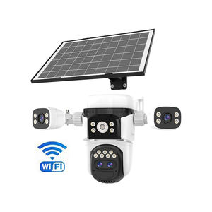 Беспроводная Wi-Fi IP-камера видеонаблюдения O-kam PRO CB621ZS 6K 12 МП с 3 объективами, 10-кратным зумом, CMOS-матрицей, для использования внутри помещений, с солнечной батареей, гарантия 1 год - Product Image 1