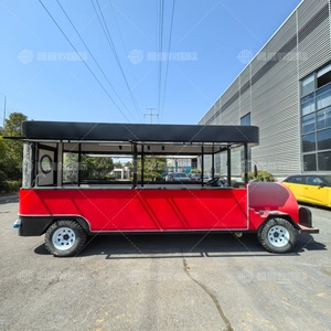 Remolque de Comida Personalizado de Fábrica, Cafetería Móvil, Remolque de Catering Equipado <span class=keywords><strong>con</strong></span> Helados, Hot Dogs, Pizza, Camión de Comida Rápida - Product Image 4