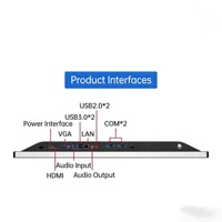 Yingtouch Nueva Computadora Industrial Integrada Todo en Uno de 23.8 Pulgadas, Grado Industrial, Pantalla Táctil de Alta Definición, USB Serial