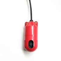 Hidrofono de 10Hz con carcasa roja, cable de plomo de 0,5 M sin conector, hidrófono submarino, sensor de 10Hz