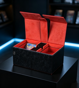 Boîte de rangement double face personnalisée avec porte-dés pour accessoires de jeux TCG – Vente en gros - Product Image 4