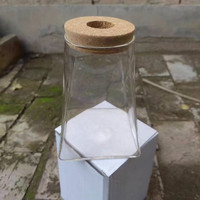 Verre transparent affichage de bureau Terrarium pot carré décor à la maison planteur pour la croissance des plantes hydroponiques salle à manger Vase