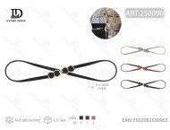 Catena Elastica in Lega d'Acciaio per Donna, Placcata in Nero, Gioiello per il Corpo da Indossare Quotidianamente - Product Image 1