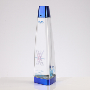 Giảm Giá Mạnh Chai Thủy Tinh Vodka Whisky Trong Suốt Rượu Spirit Rỗng 750Ml Hình Tam Giác Có Nắp Đề Can Nhãn Khắc Theo Yêu Cầu - Product Image 5