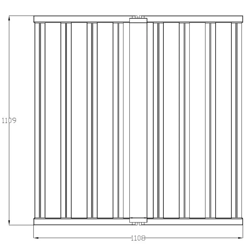 Luz de cultivo LED de espectro completo 1000 cuentas más vendida del Continente Americano de 301 W para malezas de invernadero