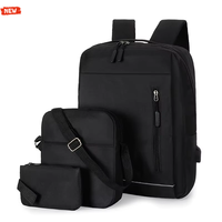 Ransel Mahasiswa Profesional Desain Anti Maling dengan Ritsleting, Akses USB, Pegangan Lembut, Bahan Oxford, Fashionable, Kapasitas 20-36 Liter