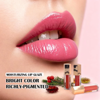 Logo personnalisé OEM, gloss à lèvres multicolores de haute qualité, rouge à lèvres liquide brillant longue durée, imperméable, vente en gros