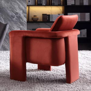 Canapé en tissu velours de conception moderne, <span class=keywords><strong>fauteuil</strong></span> de salon confortable, fauteuils modernes - Product Image 4