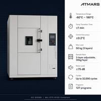 Equipo de Ciclo de Temperatura ATMARS de Cuatro Zonas con Choque Térmico para Cámaras de 60°C a 180°C, Control PID de Alta Precisión, IEC60068, 1 Año de Garantía
