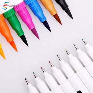 60pack vernice a base D'acqua pennarello moq basso acquerello lettering pennello penna di calligrafia per comic disegno - Product Image 4