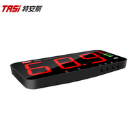 TASI TA653A LED Sound Decibel Meter Fixable au mur avec grand écran Mesure la température Humidité Temps Bruit-1 an de garantie