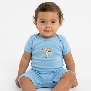 Proveedor de ropa de bambú 100% orgánica para bebés, unisex, para recién nacidos, mamelucos ecológicos teñidos. - Product Image 1