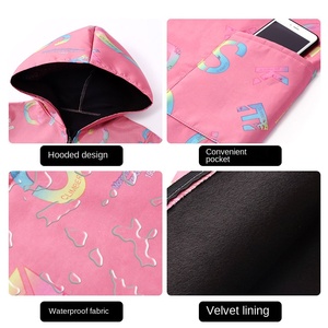 2022 nouveau manteau de travail d'hiver pour femmes à manches longues salopette résistant à l'eau et à la saleté doublé polaire ménage cuisine TPU matériel - Product Image 5