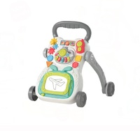 Jouets pour bébés Baohan, jouet marcheur, jouets d'activités pour bébés, usine avec tableau magnétique, musique pour l'apprentissage, poussettes, marcheurs