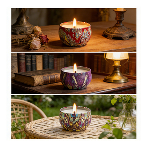 Healing <b>Candle</b> Fragrance Gift Packaging Premium Jar Natural Soy Blend Wellness Meditation Boutique Showcase Offering Display - Product Image 6