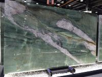 Dalle de quartzite Crysta Fuchsite verte naturelle de luxe de SH Stone pour hôtel Villa conception de mur intérieur fond mur Quartzite