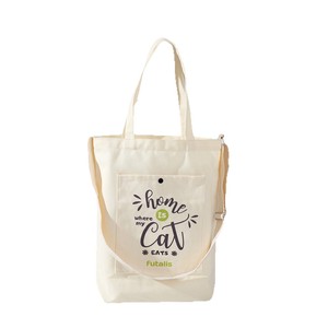Customized Canvas Tote Bag Beige Square Casual Shopping Bag With Printed Pattern For Advertising Use - Product Image 1