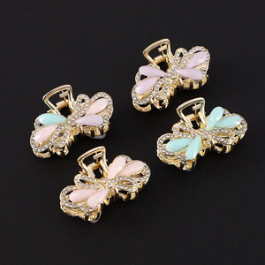 Fashion Rhinestone Hair <b>Clip</b> 10 Cm Zinc Alloy Gripper For Women Daily Use - Product Image 3