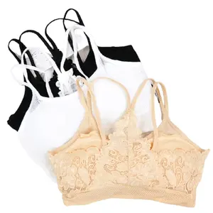 Haute Qualité Une Pièce Mode Dentelle soutien-gorge Jeunes Dames Sexy Soutien-Gorge Sans Couture